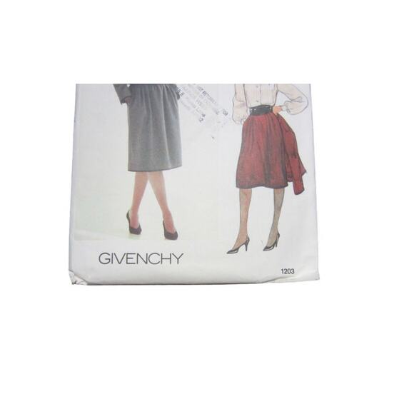 Vintage Vogue Paris Original Givenchy Sewing Pattern 1203 Jacket Skirt Blouse - Picture 3 of 5